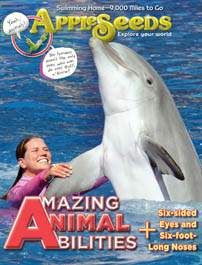 APPLESEEDS Magazine January 2013: Amazing Animal Abilities for Kids 6-9