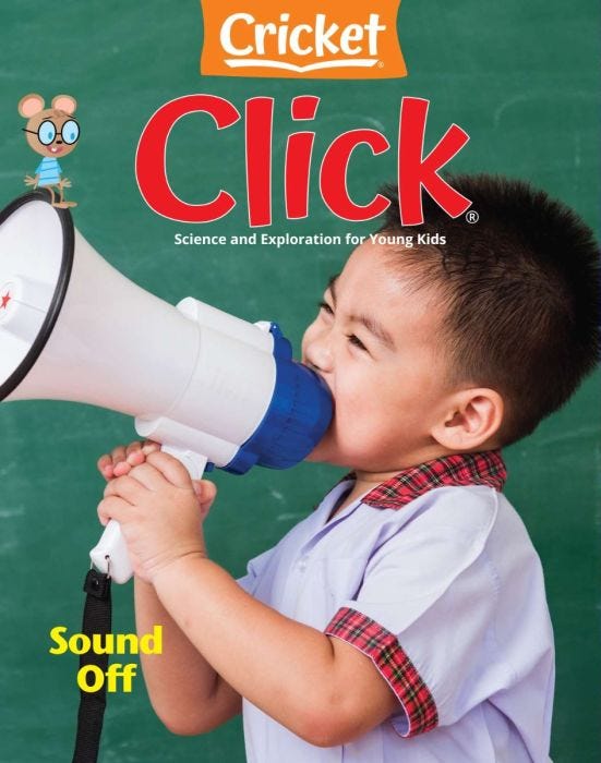 CLICK Magazine March 2021: Sound Off for Kids 3-6