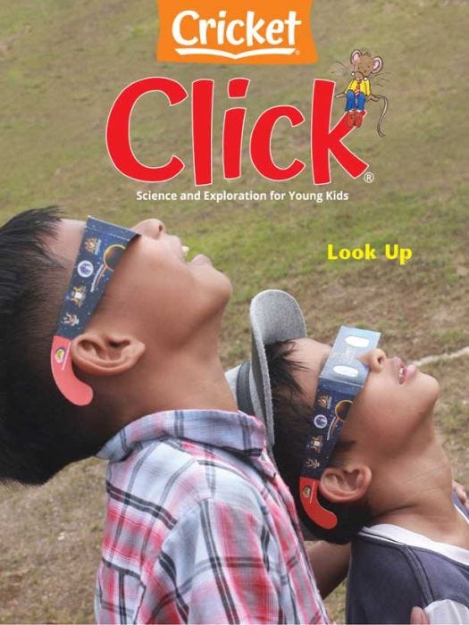 CLICK Magazine March 2024: Look Up for Kids 3-6