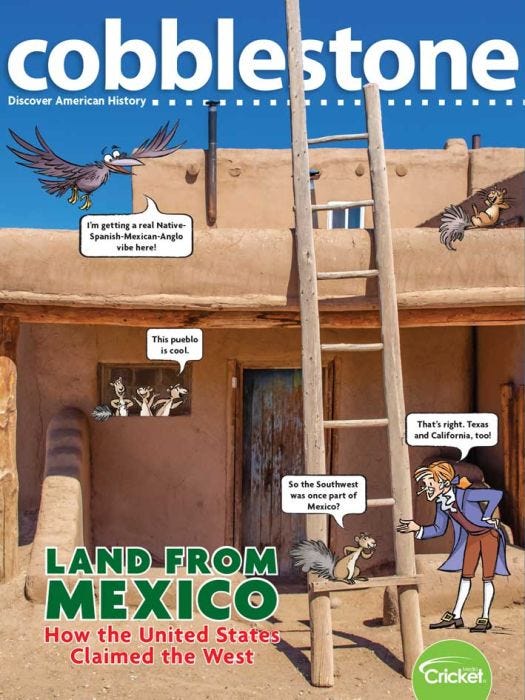 COBBLESTONE Magazine January 2020: Land From Mexico for Kids 9-14