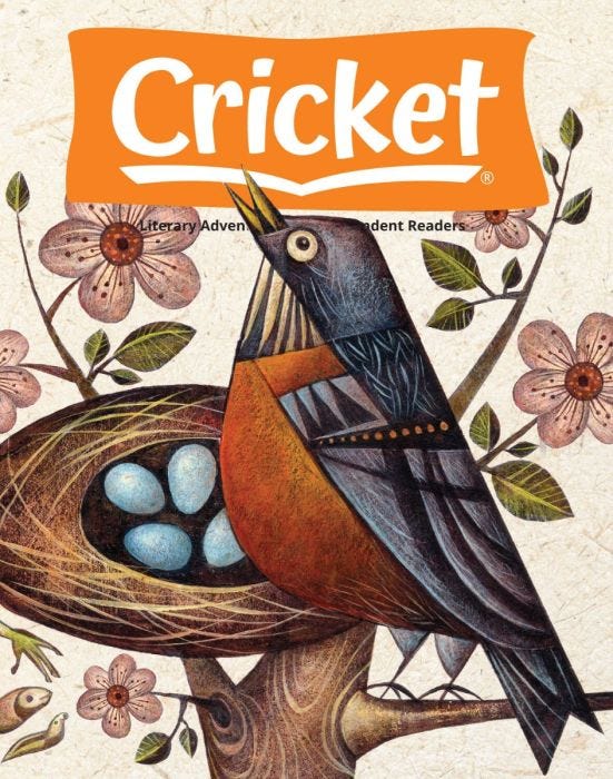CRICKET Magazine April 2021 for Kids 9-14