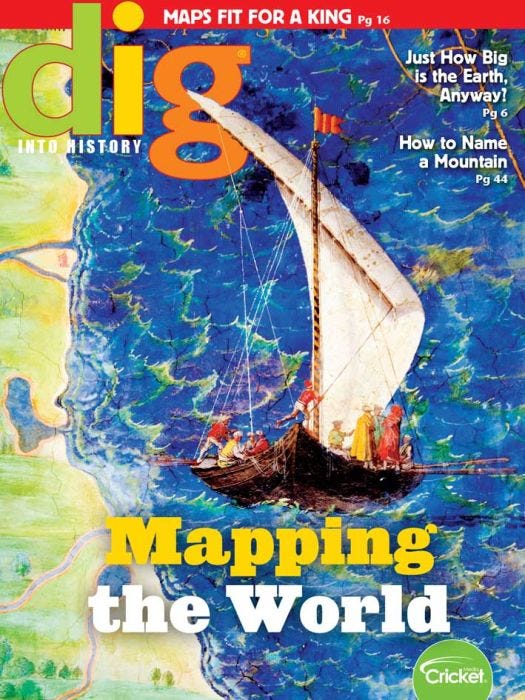DIG Magazine July 2019: Mapping the World for Kids 9-14