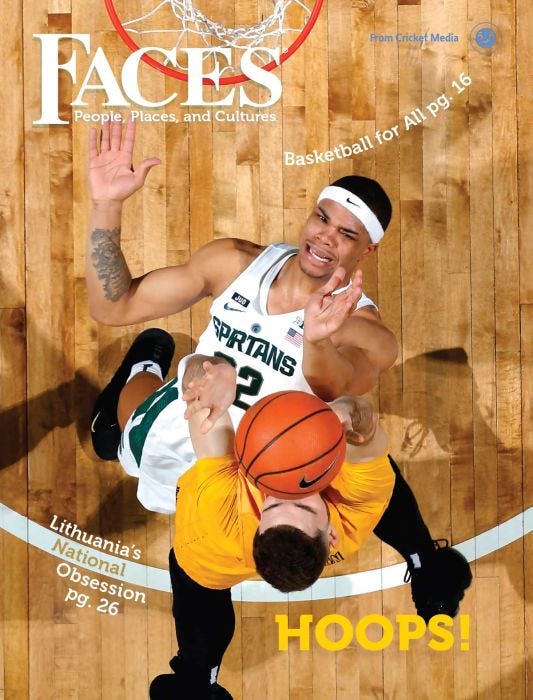 FACES Magazine March 2018: Hoops! for Kids 9-14
