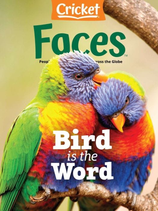 FACES Magazine October 2020: Bird Is the Word for Kids 9-14