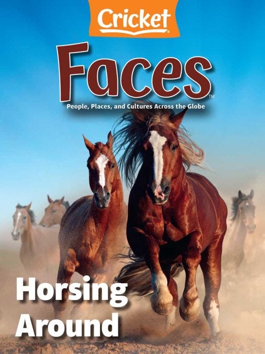 FACES Magazine October 2024: Horsing Around for Kids 9-14