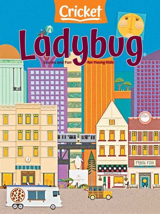 LADYBUG Magazine July-August 2023 for Kids 3-6