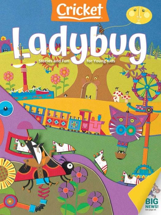 LADYBUG Magazine July-August 2025 for Kids 3-6