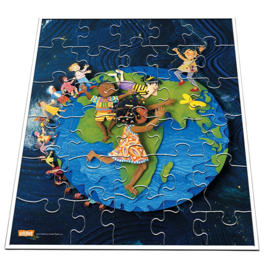 LADYBUG “Children Around the World” 30-Piece Kids Jigsaw Puzzle | Susan Swan