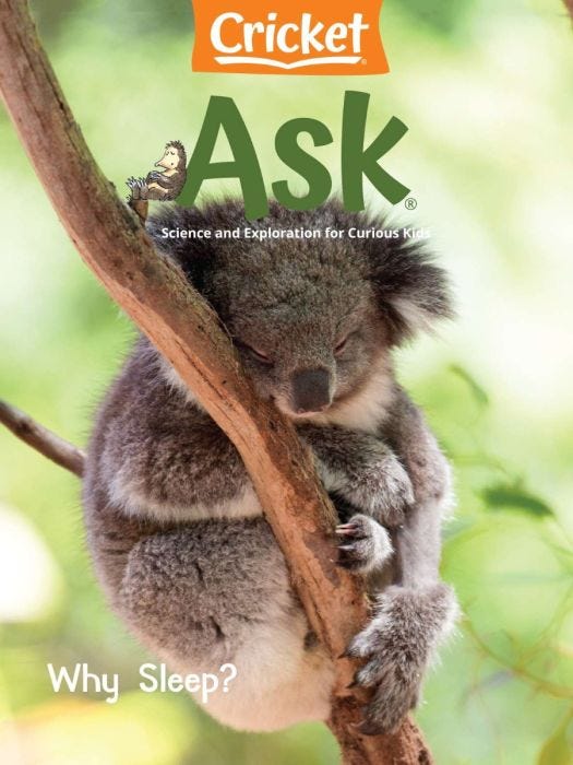 ASK Magazine January 2021: Why Sleep? for Kids 6-9