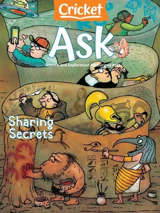 ASK Magazine January 2023: Sharing Secrets for Kids 6-9