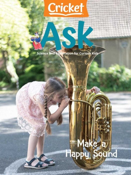 ASK Magazine November 2021: Make a Happy Sound for Kids 6-9