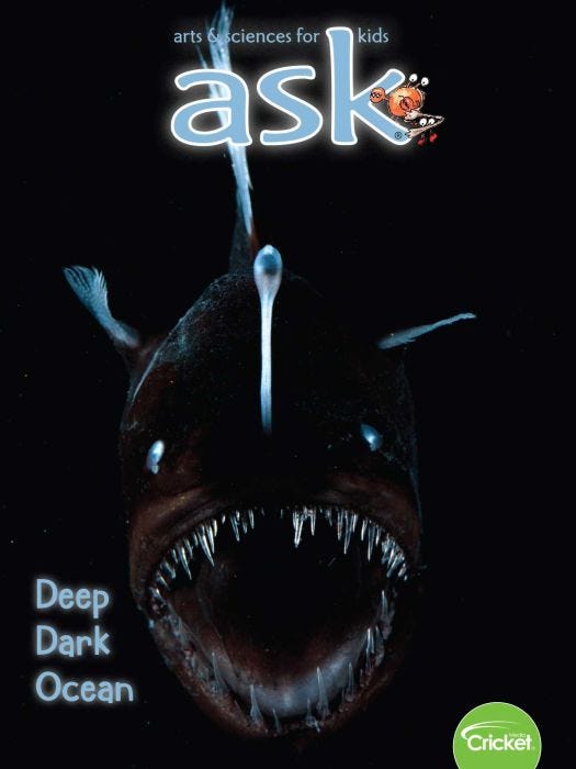 ASK Magazine October 2019: Deep, Dark Ocean for Kids 6-9