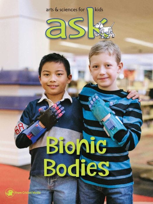 ASK Magazine September 2018: Bionic Bodies for Kids 6-9