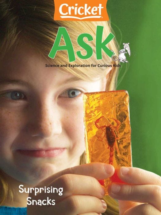 ASK Magazine September 2024: Surprising Snacks for Kids 6-9