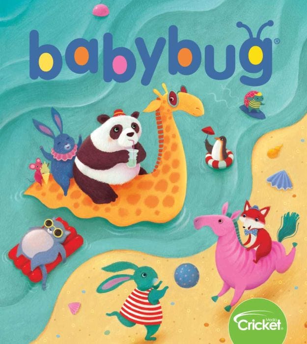 BABYBUG Magazine July-August 2019 for Kids 0-3