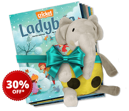 LADYBUG Magazine (1-Year Subscription) + Ladybug Friend Plush Toy for Ages 3-6
