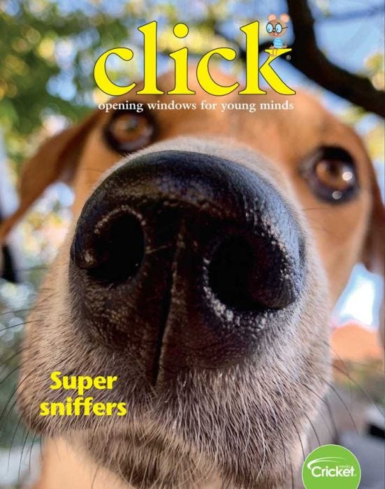 CLICK Magazine April 2020: Super Sniffers for Kids 3-6