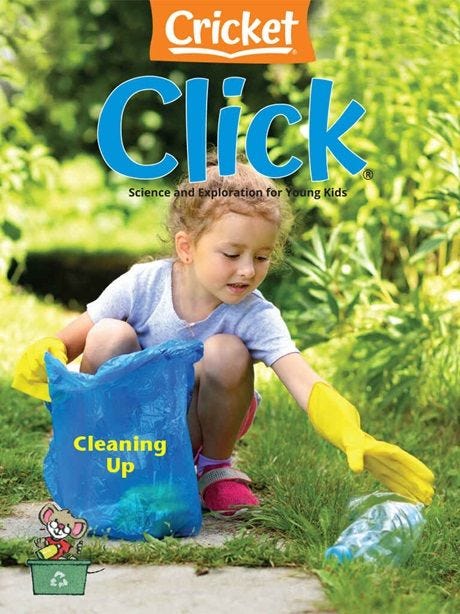 CLICK Magazine April 2024: Cleaning Up for Kids 3-6