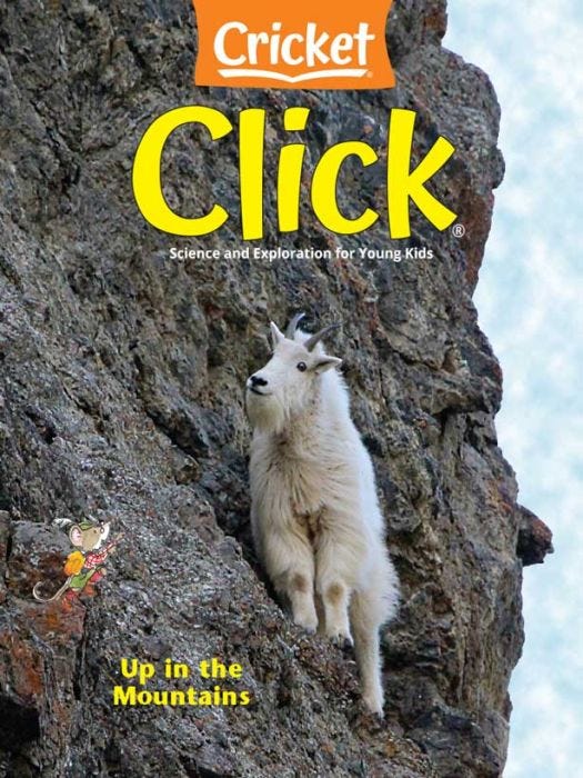 CLICK Magazine February 2023: Up in the Mountains for Kids 3-6