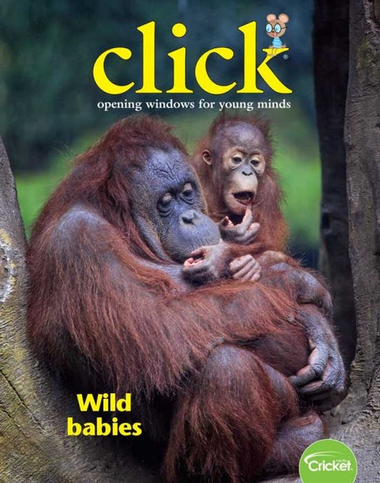 CLICK Magazine January 2020: Wild Babies for Kids 3-6