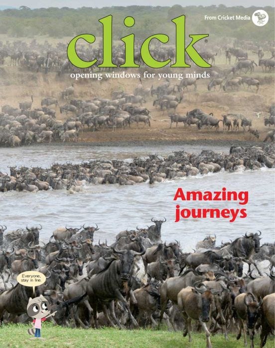CLICK Magazine March 2018: Amazing Journeys for Kids 3-6