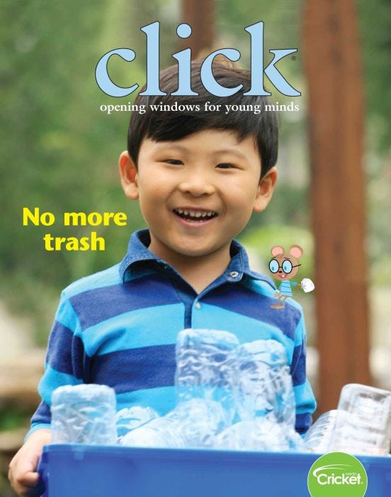 CLICK Magazine March 2019: No More Trash for Kids 3-6