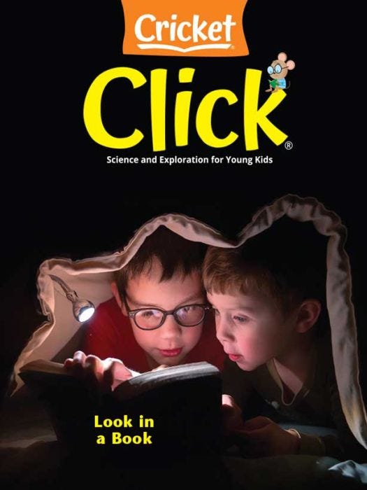 CLICK Magazine October 2022: Look in a Book for Kids 3-6