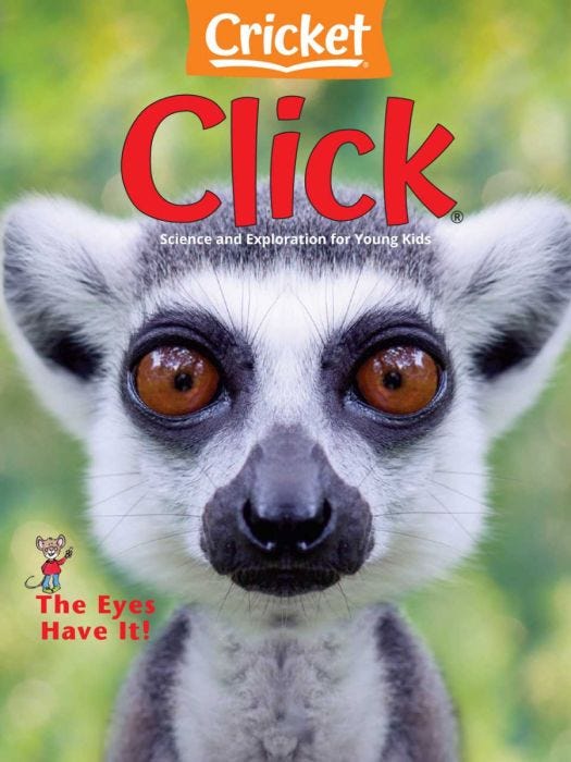 CLICK Magazine October 2024: The Eyes Have It! for Kids 3-6