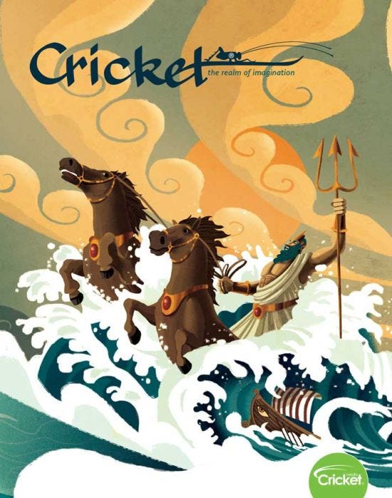 CRICKET Magazine April 2019 for Kids 9-14