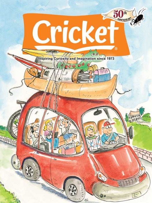 CRICKET Magazine July-August 2023 for Kids 9-14