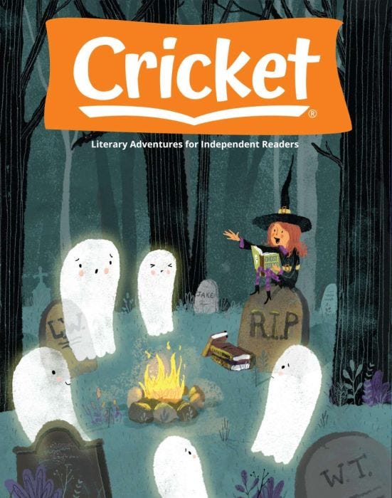 CRICKET Magazine October 2020 for Kids 9-14