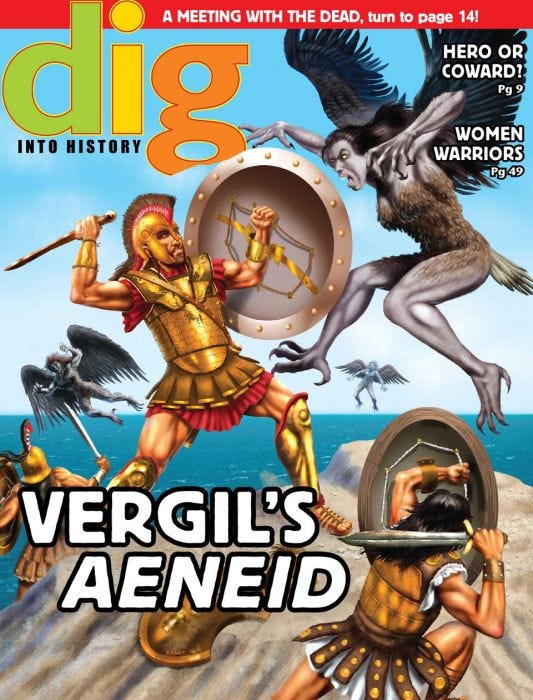 DIG Magazine September 2015: Dig Magazine September 2015: Vergil’S Aeneid for Kids 9-14