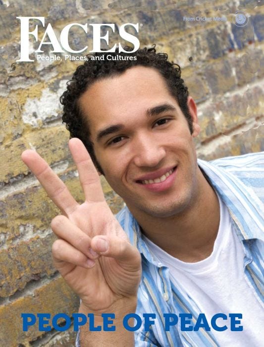 FACES Magazine April 2018: People of Peace for Kids 9-14