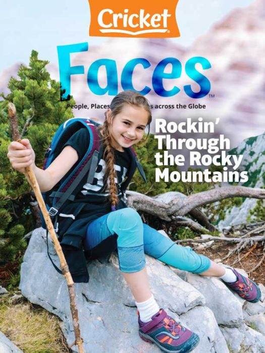 FACES Magazine April 2023: Rockin' Through the Rockies for Kids 9-14