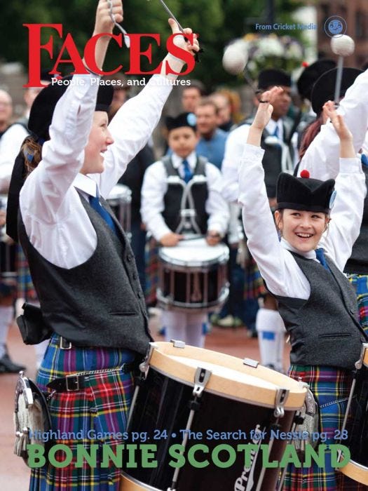 FACES Magazine February 2018: Bonnie Scotland for Kids 9-14