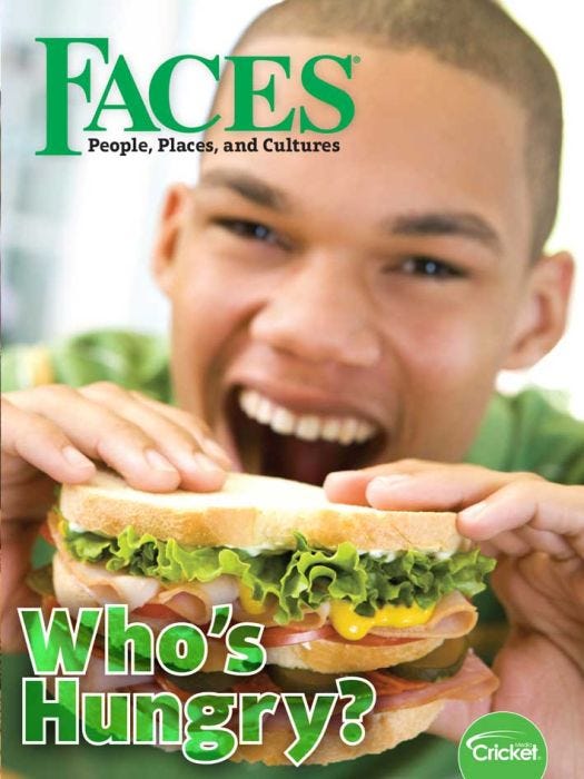 FACES Magazine February 2020: Who's Hungry? for Kids 9-14