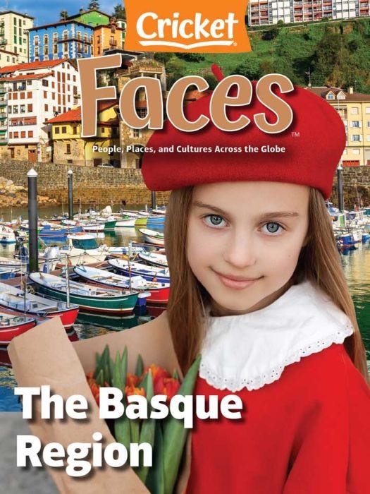 FACES Magazine February 2025: The Basque Region for Kids 9-14
