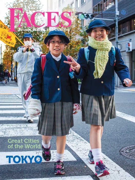 FACES Magazine January 2018: Great Cities of the World: Tokyo for Kids 9-14