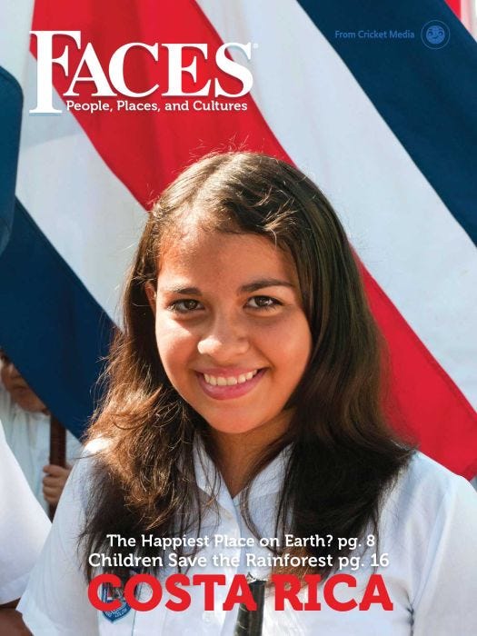 FACES Magazine May 2018: Costa Rica for Kids 9-14