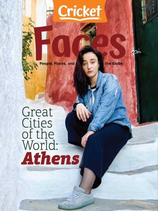 FACES Magazine November 2021: Great Cities of the World: Athens for Kids 9-14