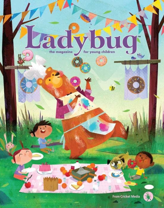 LADYBUG Magazine April 2018 for Kids 3-6