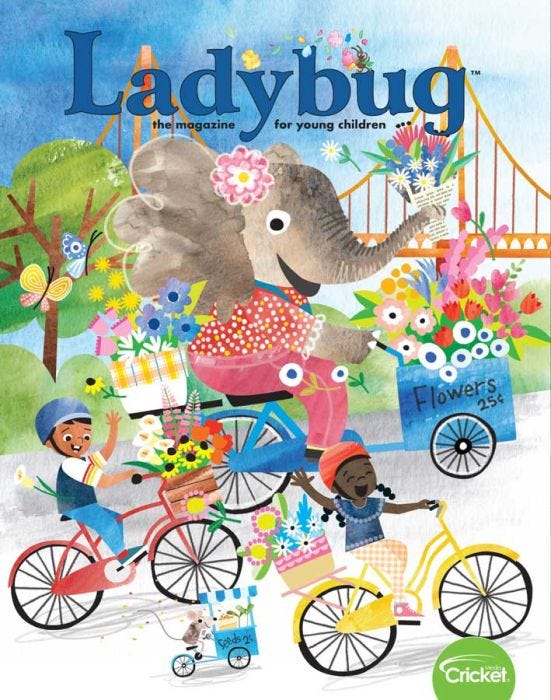 LADYBUG Magazine April 2020 for Kids 3-6