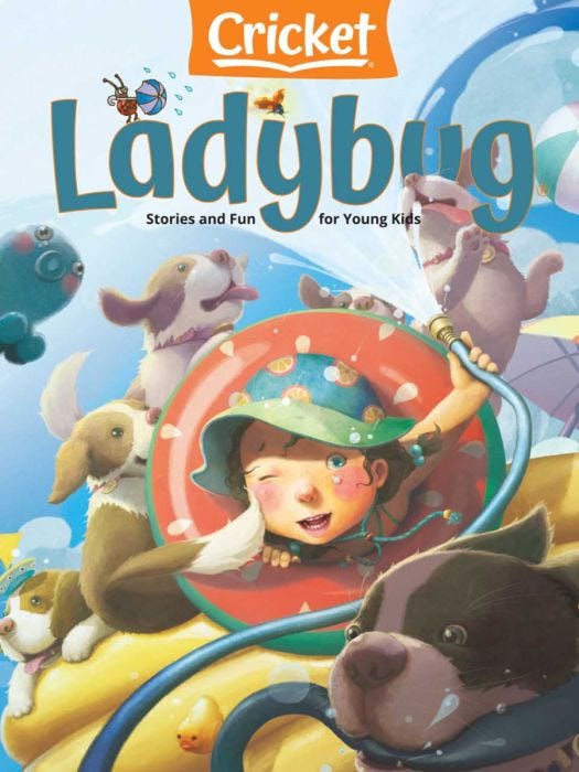 LADYBUG Magazine July-August 2024 for Kids 3-6