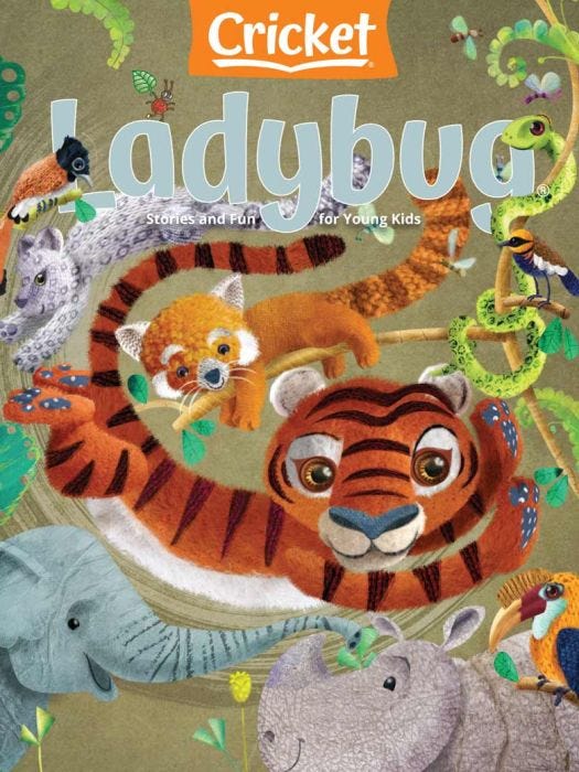 LADYBUG Magazine March-April 2025 for Kids 3-6