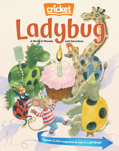 LADYBUG Magazine (1-Year Subscription) + Ladybug Friend Plush Toy for Ages 3-6