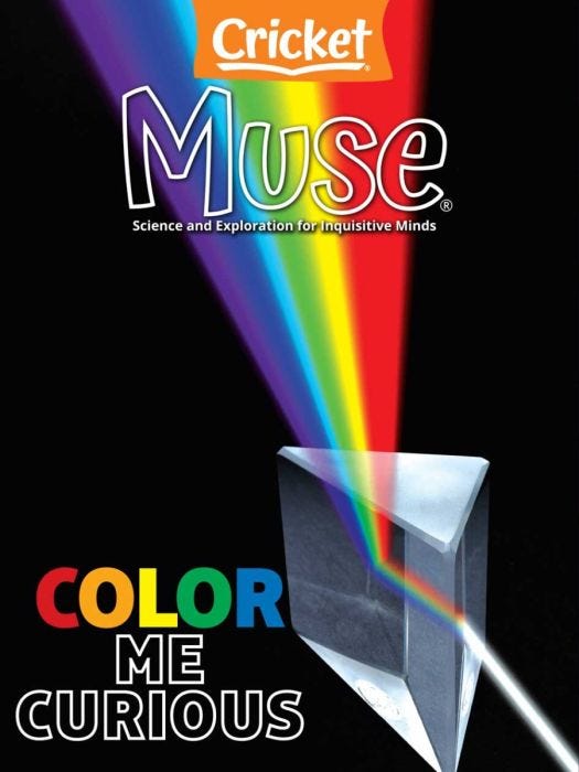 MUSE Magazine November 2021: Color Me Curious for Kids 9-14
