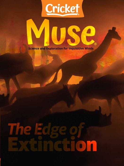 MUSE Magazine September 2022: The Edge of Extinction for Kids 9-14