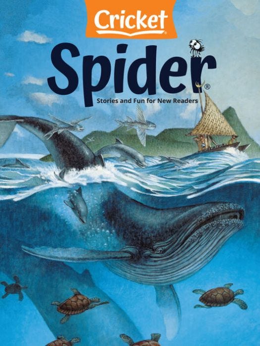 SPIDER Magazine April 2024 for Kids 6-9