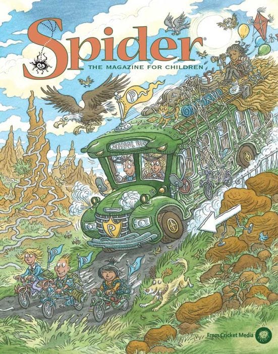 SPIDER Magazine July-August 2018 for Kids 6-9