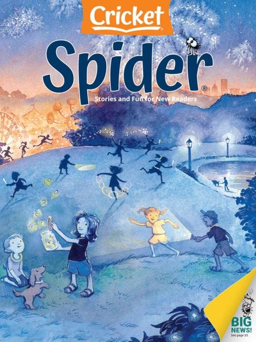 SPIDER Magazine July-August 2025 for Kids 6-9